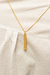 Imagem do Colar com plaquinha da Gratidão banhado a ouro 18k