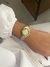 Relógio vintage dois banhos e fundo verde - comprar online