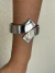 Bracelete fita banhado a prata - loja online