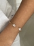 Bracelete delicado gotas de zircônias banhado a ouro18k