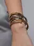 Bracelete prego banhado a ouro18k - loja online