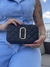 Bolsa média preta com dourado
