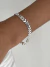 Pulseira setas banhado a prata