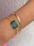 Pulseira trançada delicada de fita banhada a ouro 18k - comprar online