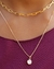 Imagem do Colar de ponto luz com pingente zircônia tradicional banhado a ouro 18k