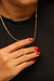 Colar hana banhado a ouro18k - Cheias de Charme Joias - Semijoias da moda 