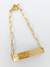Pulseira masculina plaquinha São Bento com fecho boia e embalagem banhada a ouro 18k - comprar online