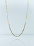 Colar longo de 60cm banhado a ouro 18k antialérgico
