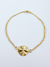 Pulseira círculo 3D banhada a ouro 18k - Cheias de Charme Joias - Semijoias da moda 