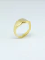Anel com linhas banhado a ouro 18k - comprar online