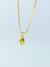 Colar dourado com pingente de concha búzio P banhado a ouro 18k antialérgico
