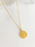 Colar religioso com medalha de Nossa Senhora milagrosa banhado a ouro 18k antialérgico