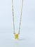Colar dourado com plaquinha de Nossa Senhora banhado a ouro 18k antialérgico