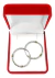 Aritos Argollas 20mm Plata y Oro Torneada - comprar online