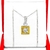 Dije Mini Cuadrado Bvlgari con Cadena - comprar online