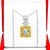 Dije Cuadrado Bvlgari con Cadena - comprar online