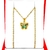 Dije Mariposa Acero Dorado - comprar online