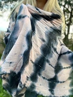 Maxi pashmina batik con mini lentejuelas - Tu Guiseppa