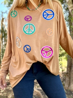 MLA53 Remeron de modal habano simbolo de la paz en internet