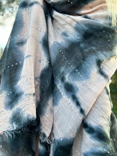 Maxi pashmina batik con mini lentejuelas - comprar online