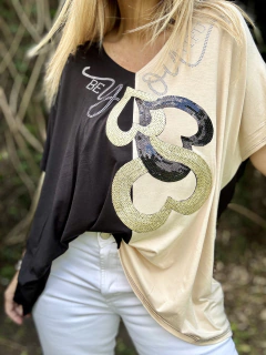 MCA123 Remeron de modal triple corazón - tienda online