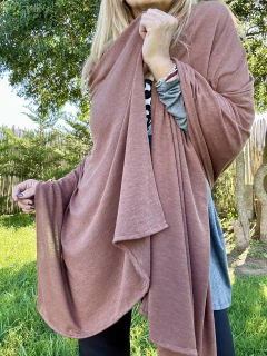 MBL2 Maxi bufandon de lanilla chocolate