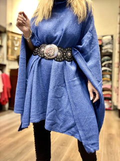 F01 Faja simil cuero negro con tachas y arandelas en metal plateado niquel en internet
