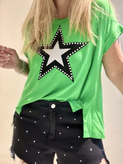 Imagen de MCA182 Remeron de modal verde con maxi estrella