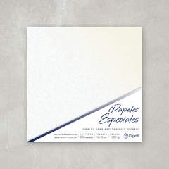 Blanco Perlado 15x15 cm en 120g