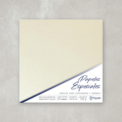 Crema Perlado 15x15 cm en 120g