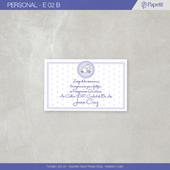 E 02 B Pers x 25 unidades