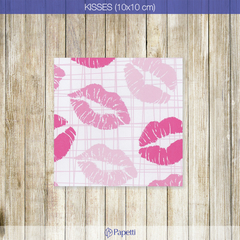 Papel Estampado - Kisses - 10x10 en 90g