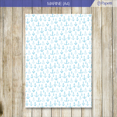 Papel Estampado - Marine - A4 en 90g