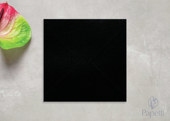 Sobre Negro Tramado x 10 u - 15,5x15,5 cm - 120g