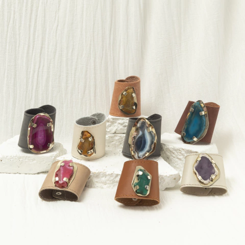 Pulsera Agatha Cuero - comprar online