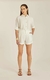 SHORT PREGAS ALFAIATARIA OFF WHITE