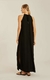 VESTIDO AVIAMENTO DECOTE PRETO - comprar online