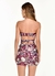 VESTIDO BRITNEY FLORAL WINE - comprar online