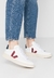 V-12 LEATHER WHITE MARSALA NAUTICO - Lojas Mariella