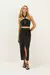 SAIA MIDI LUNA DETALHE BLACK - comprar online
