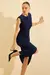 VESTIDO MIDI VIOLA - Lojas Mariella