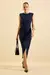 VESTIDO MIDI VIOLA