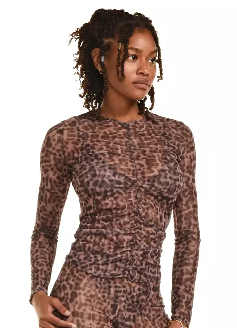 BLUSA WEST AQUARELA ONÇA