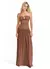 VESTIDO THANIA MARROM