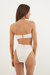 TOP BANDEAU BECKY + HOT PANTS GIGI WHITE - comprar online