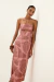 VESTIDO MIDI YARA DETALHE SWEET HEART - Lojas Mariella