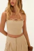 TOP BIANCA DET RAFFIA - comprar online