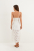 VESTIDO MIDI RAYA WHITE - comprar online