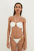 BIQUINI TOP BANDEAU LIZA + CALCINHA DETALHE LIZA CHEEKY WHITE