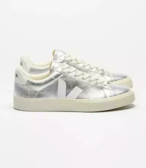 CAMPO LEATHER SILVER WHITE - comprar online